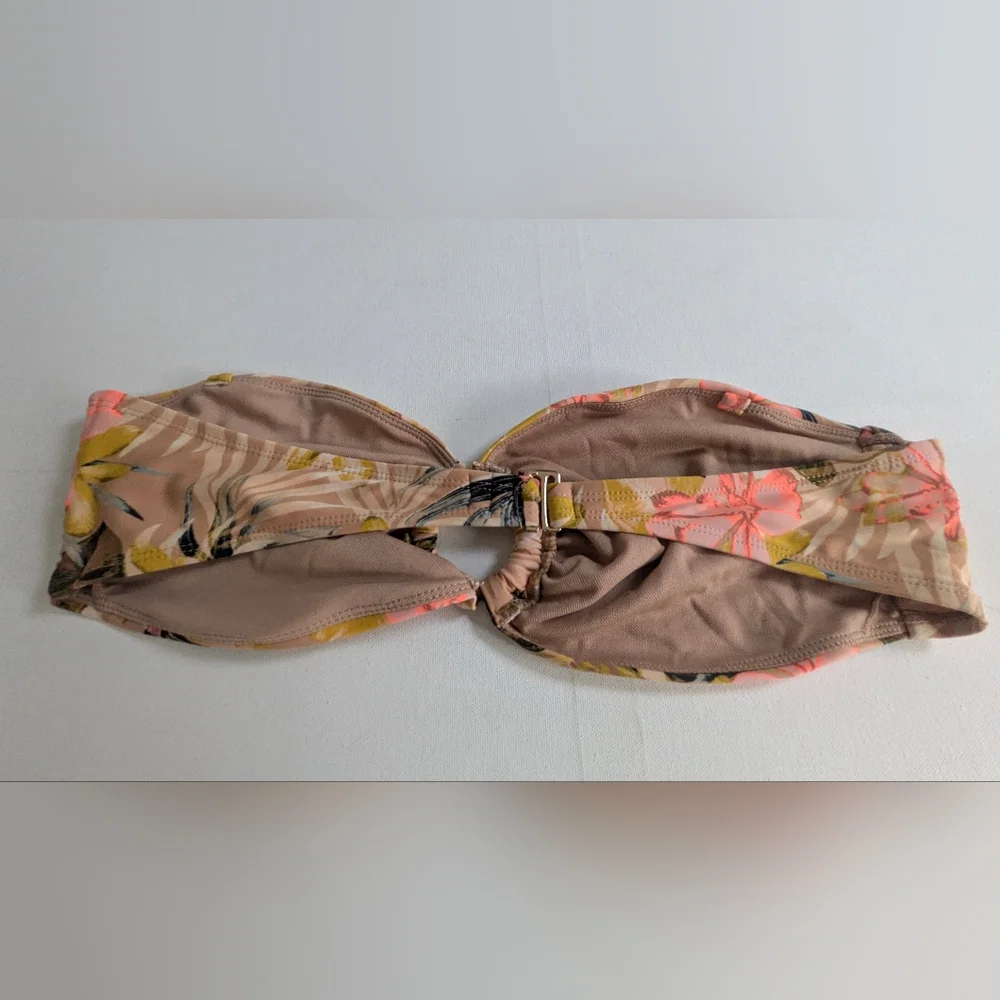 TIME AND TRU Women's 2-PC Floral Bikini Set Top And High Waist Bottom Sz XL - Picture 12 of 13